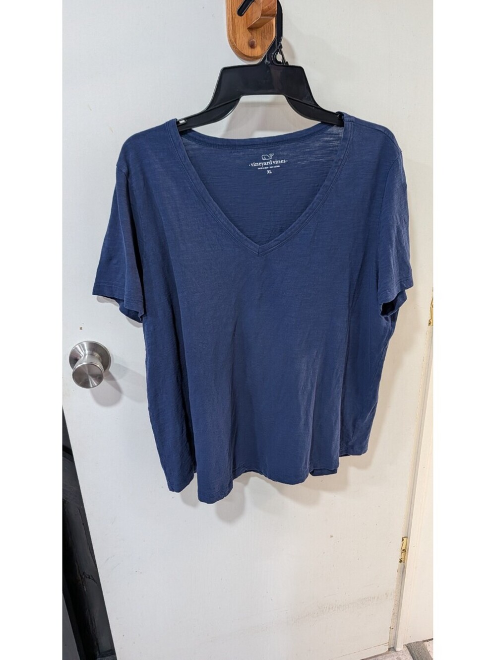 Vineyard Vines women's Navy Blue V-Neck Cotton T-Shirt XL